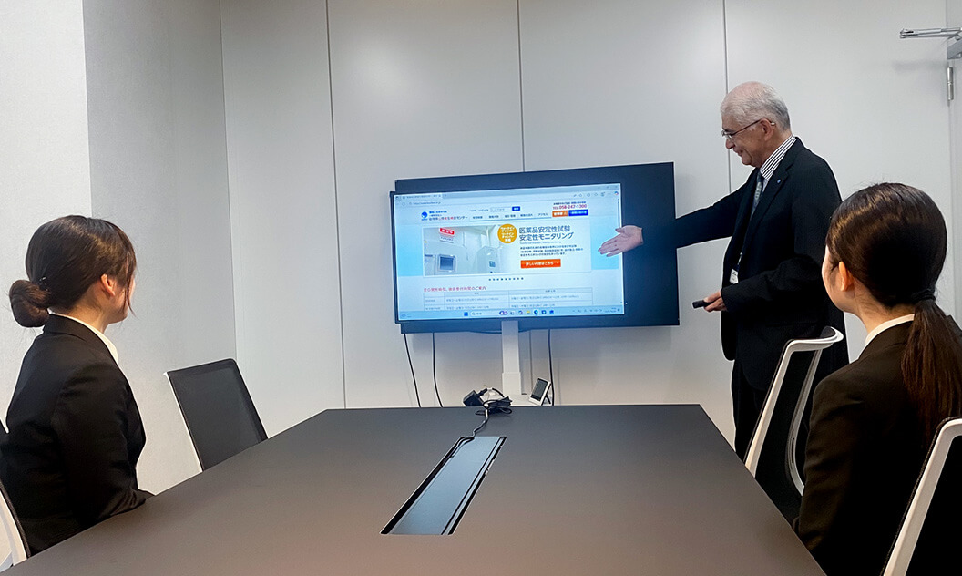 内定者研修の様子